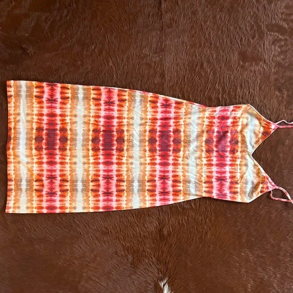 Zara | Dresses | Vibrant Tiedye Halter Dress | Poshmark